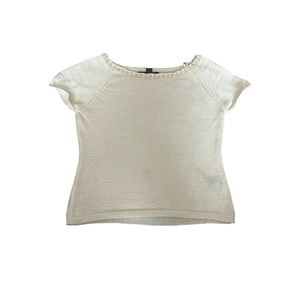 knitted 90’s cottagecore rose top